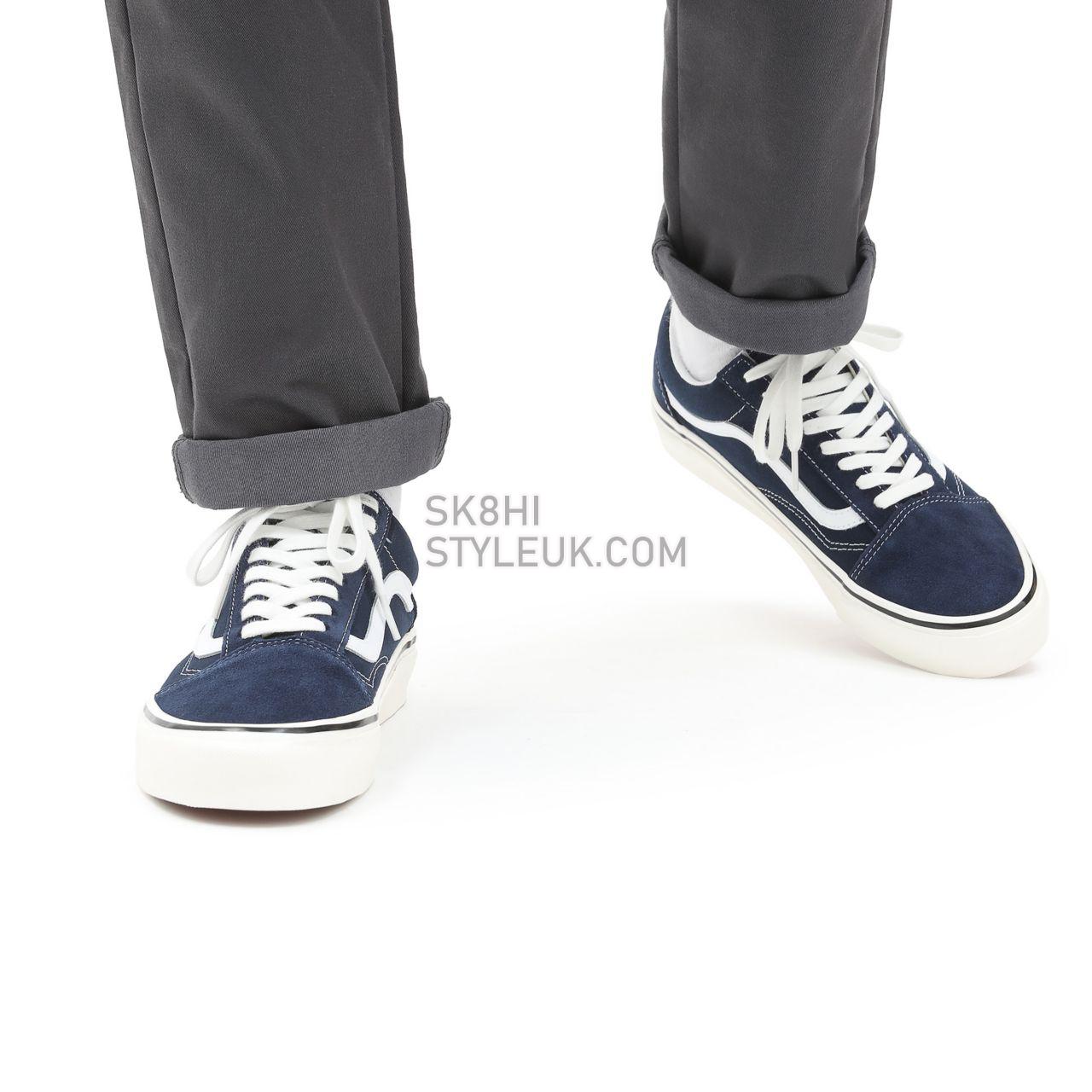 Vans Anahiem Factory Old Skool 36 DX Blue Classic Mens Womens - (Anaheim Factory) dress blues VN0A54F39GK Shoes