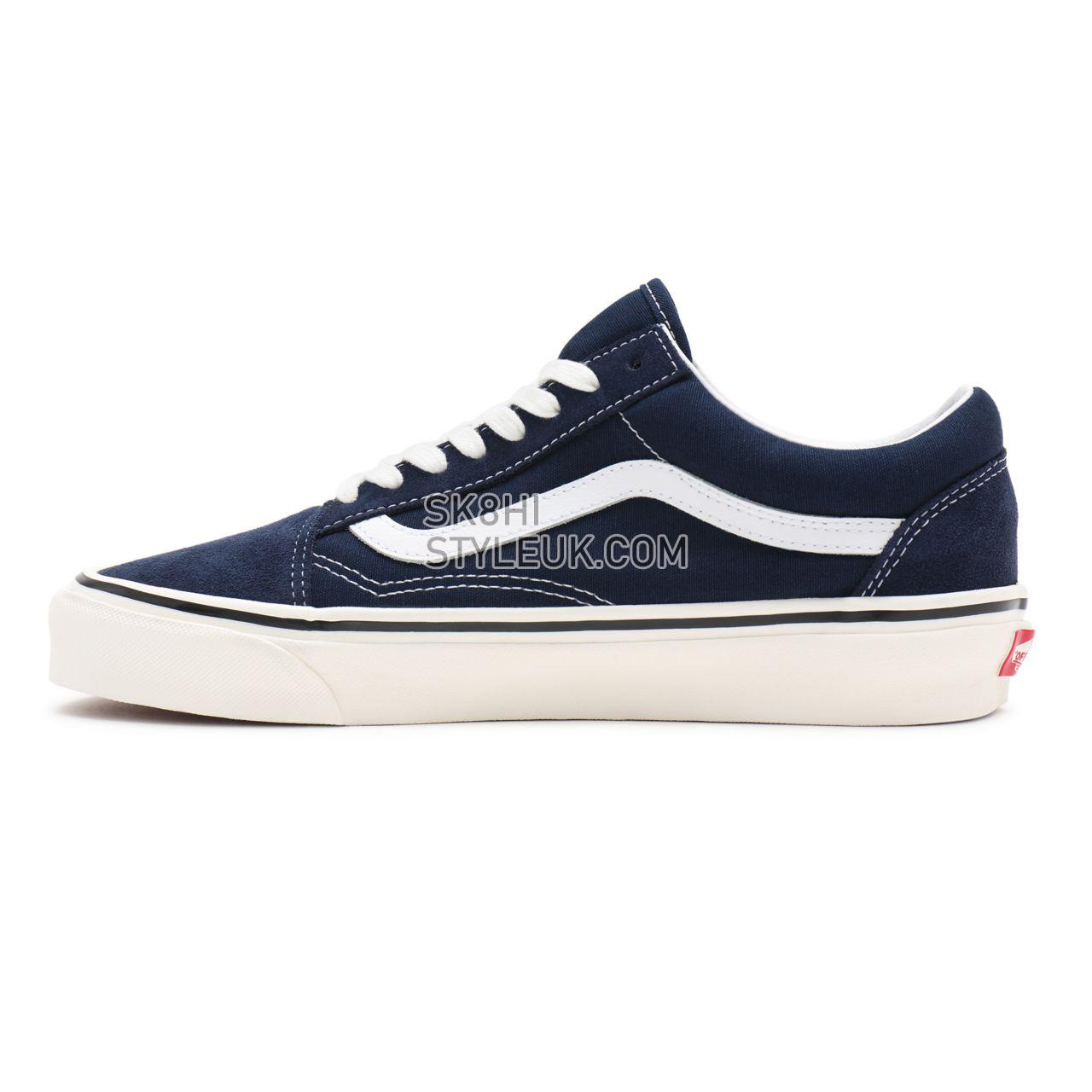 Vans Anahiem Factory Old Skool 36 DX Blue Classic Mens Womens - (Anaheim Factory) dress blues VN0A54F39GK Shoes