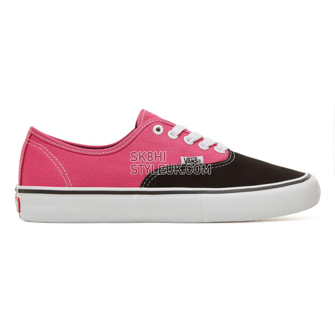 Vans Authentic Pro Classic Mens Womens - Black/Magenta V00Q0DKMN Shoes