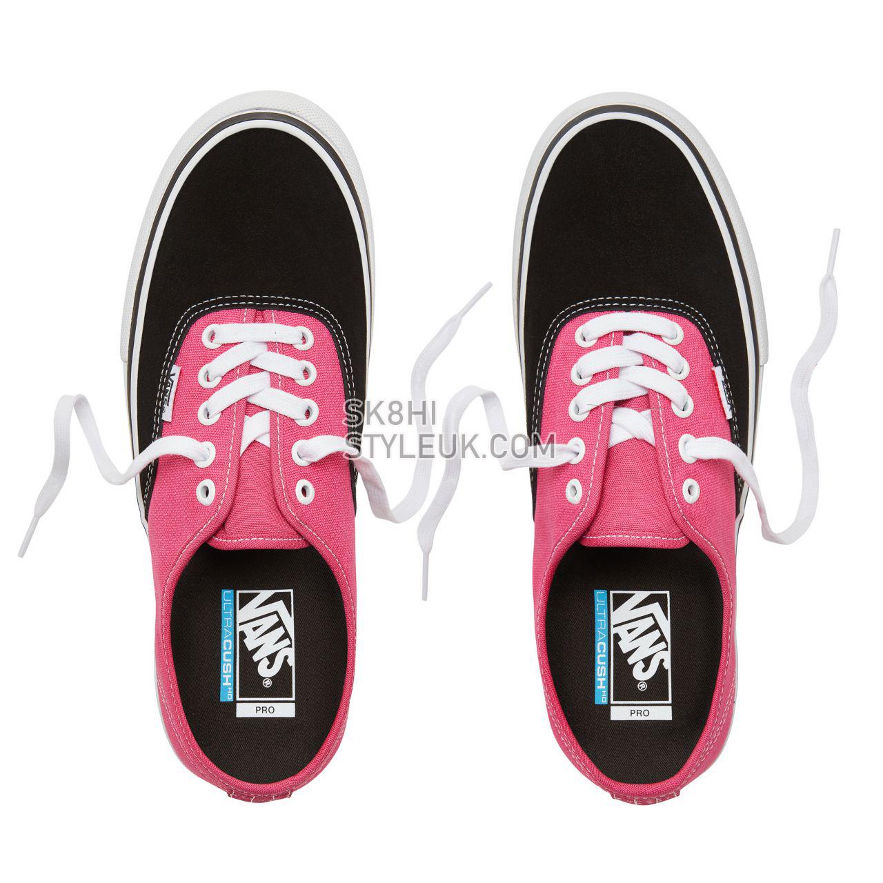 Vans Authentic Pro Classic Mens Womens - Black/Magenta V00Q0DKMN Shoes