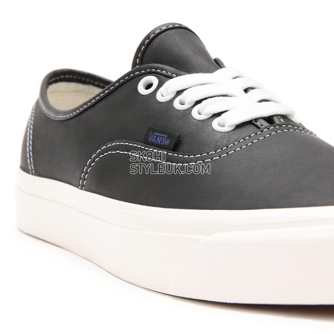 Vans Anaheim Factory Authentic 44 DX Black Classic Mens Womens - (Anaheim Factory) black/leather VN0A54F2103 Shoes