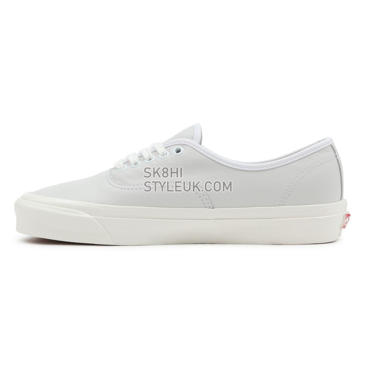 Vans Anaheim Factory Authentic 44 DX White Classic Mens Womens - (Anaheim Factory) True White/Leather VN0A54F2104 Shoes