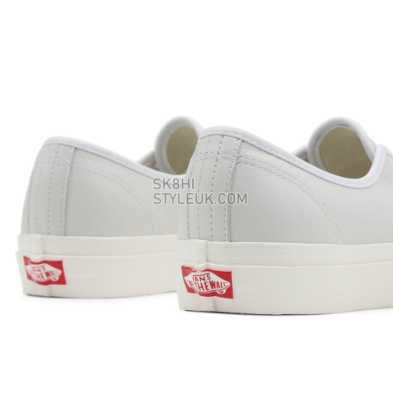 Vans Anaheim Factory Authentic 44 DX White Classic Mens Womens - (Anaheim Factory) True White/Leather VN0A54F2104 Shoes