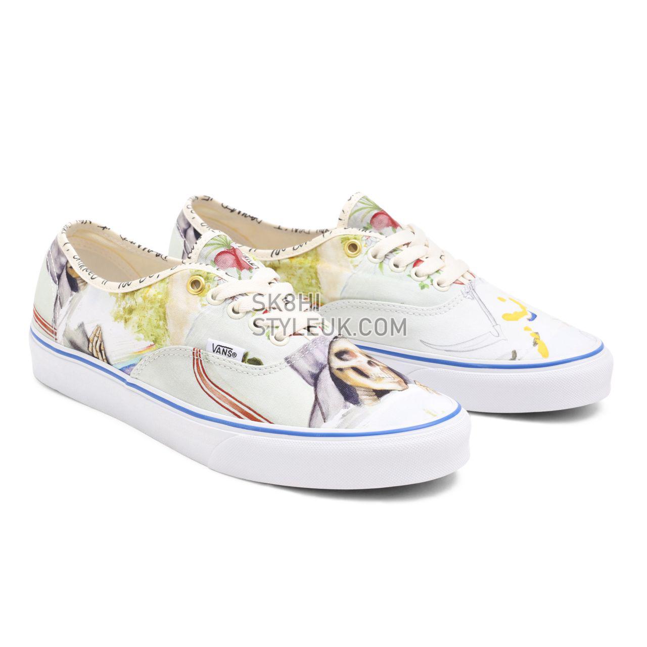 Vans OTW Gallery Authentic Multicolour Classic Mens Womens - (OTW Gallery N. Kostechko) allover repeat VN0A5HZS9FX Shoes