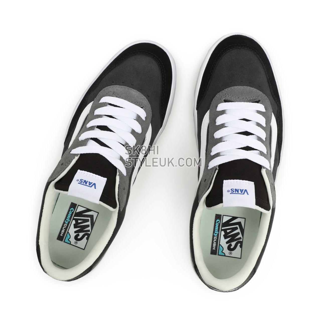 Vans Multi Tone Cruze Too ComfyCush Black Classic Mens Womens - (Multi Tone) Black/Asphalt VN0A5KR58WQ Shoes