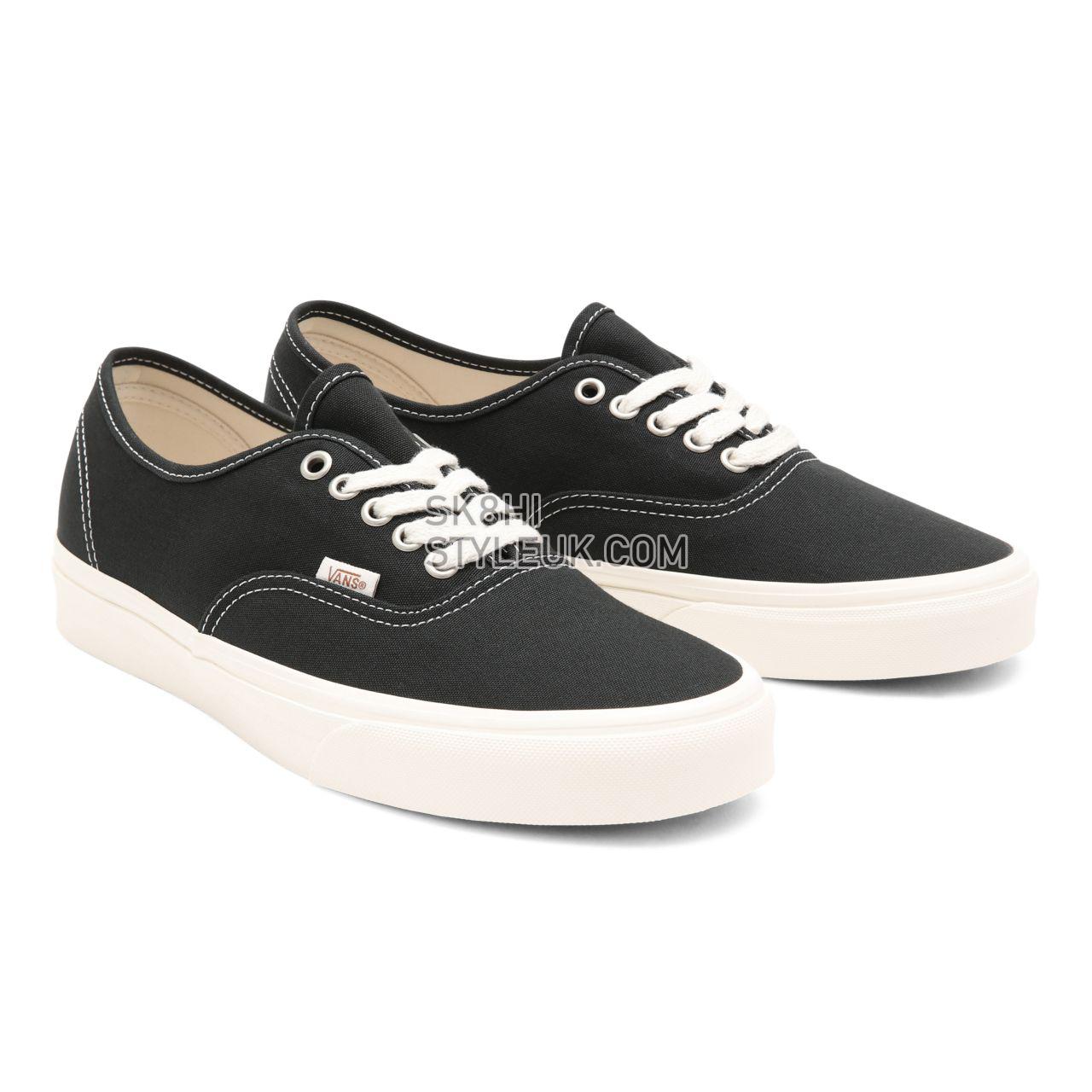 Vans Eco Theory Authentic Black Classic Mens Womens - (Eco Theory) black/natural VN0A5HZS9FN Shoes