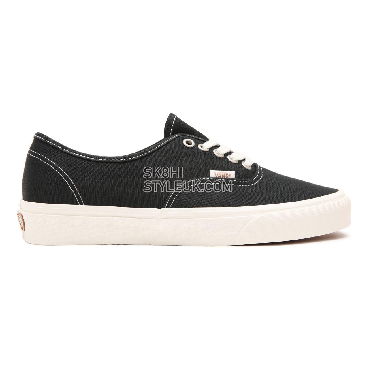 Vans Eco Theory Authentic Black Classic Mens Womens - (Eco Theory) black/natural VN0A5HZS9FN Shoes