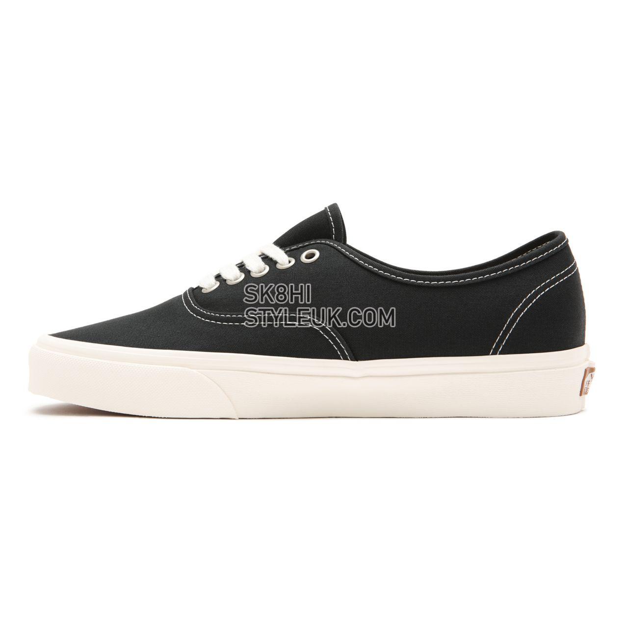 Vans Eco Theory Authentic Black Classic Mens Womens - (Eco Theory) black/natural VN0A5HZS9FN Shoes