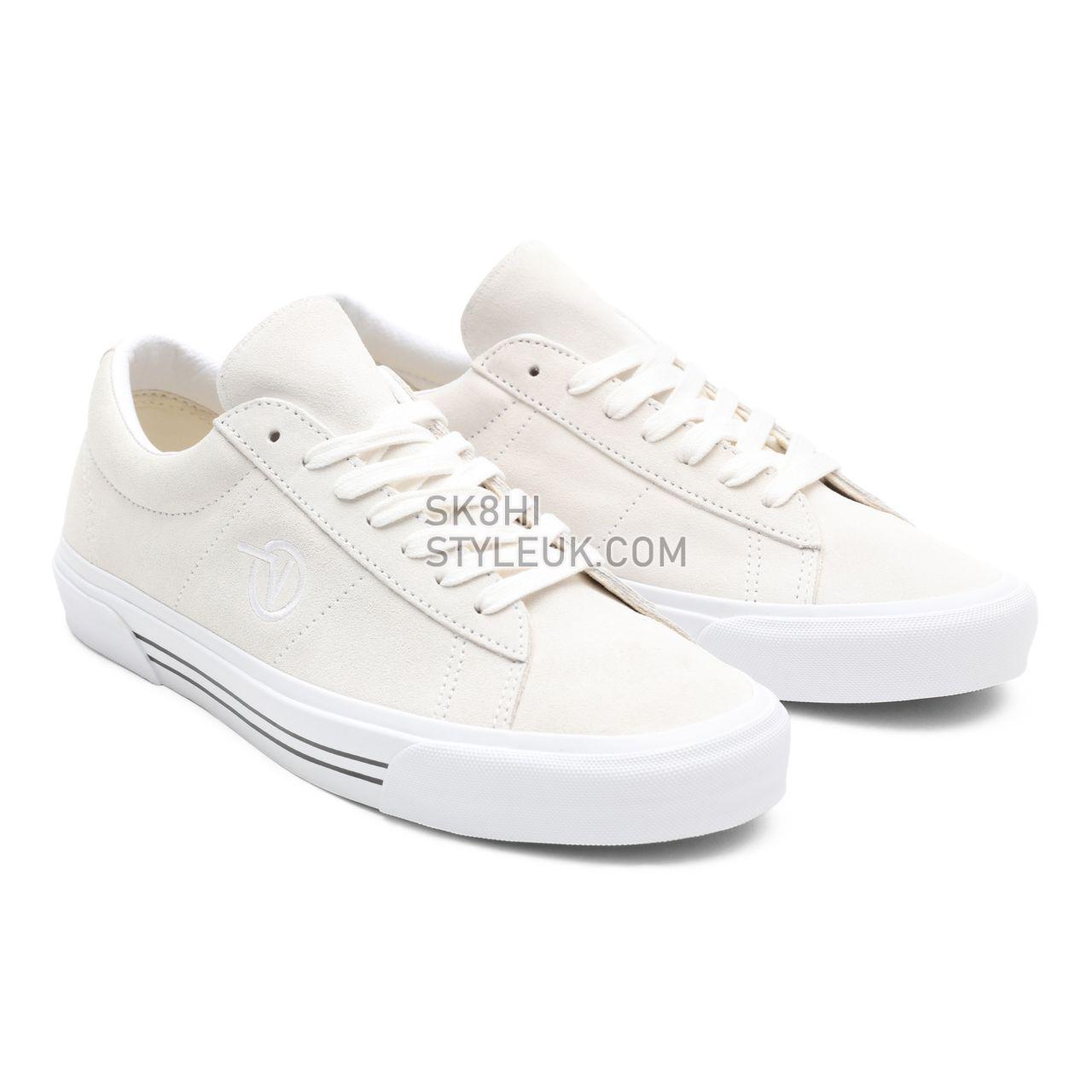 Vans Suede Sid White Classic Mens Womens - (Suede) True White VN0A54F54XJ Shoes