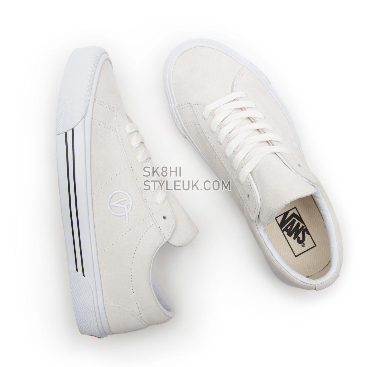 Vans Suede Sid White Classic Mens Womens - (Suede) True White VN0A54F54XJ Shoes