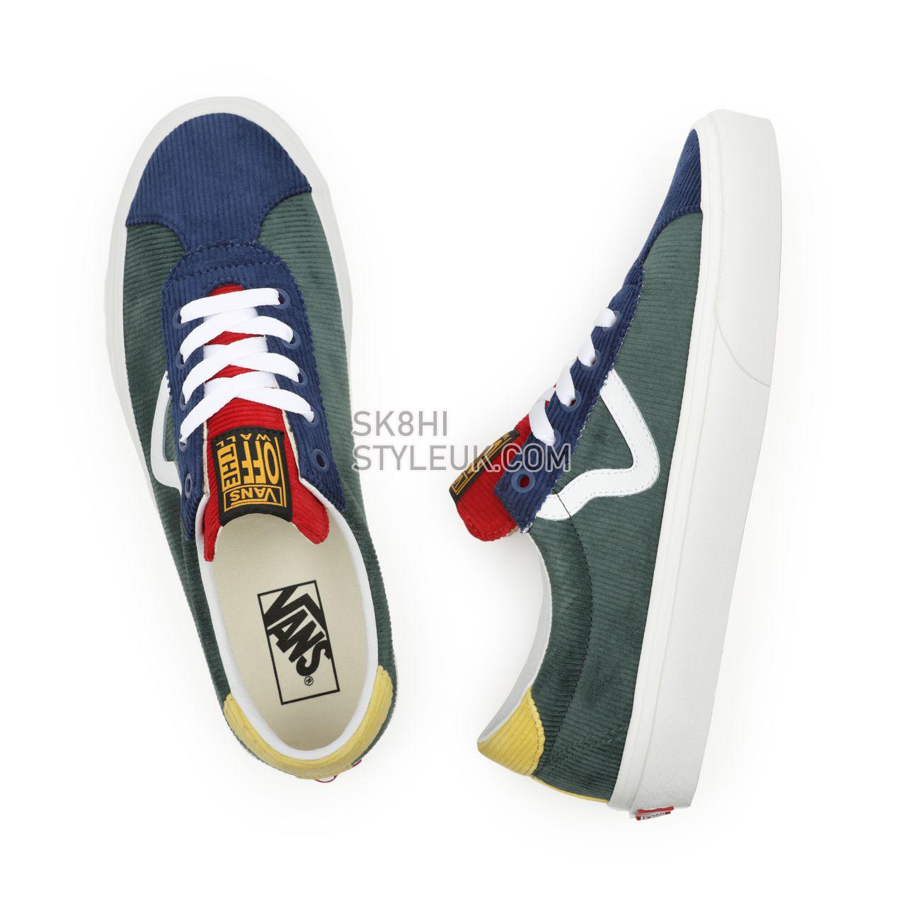 Vans Mixed Corduroy Vans Sport Multicolour Classic Mens Womens - (Mixed Corduroy) Multi/Jungle Green VN0A5KX794M Shoes