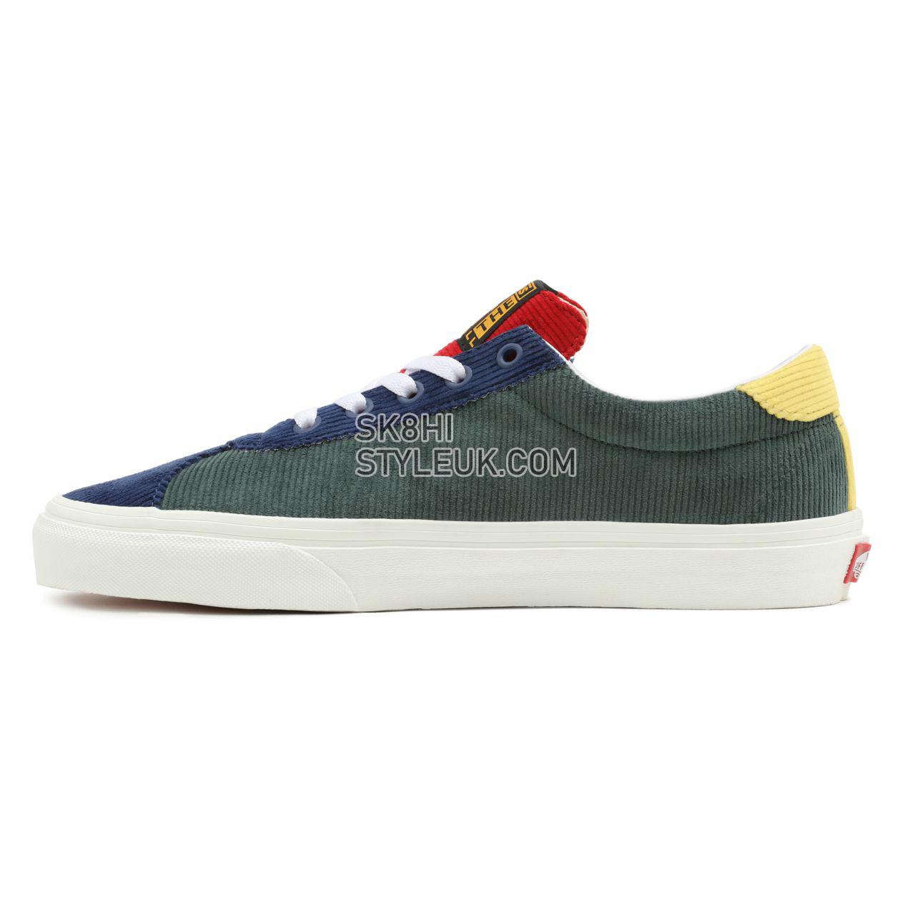 Vans Mixed Corduroy Vans Sport Multicolour Classic Mens Womens - (Mixed Corduroy) Multi/Jungle Green VN0A5KX794M Shoes