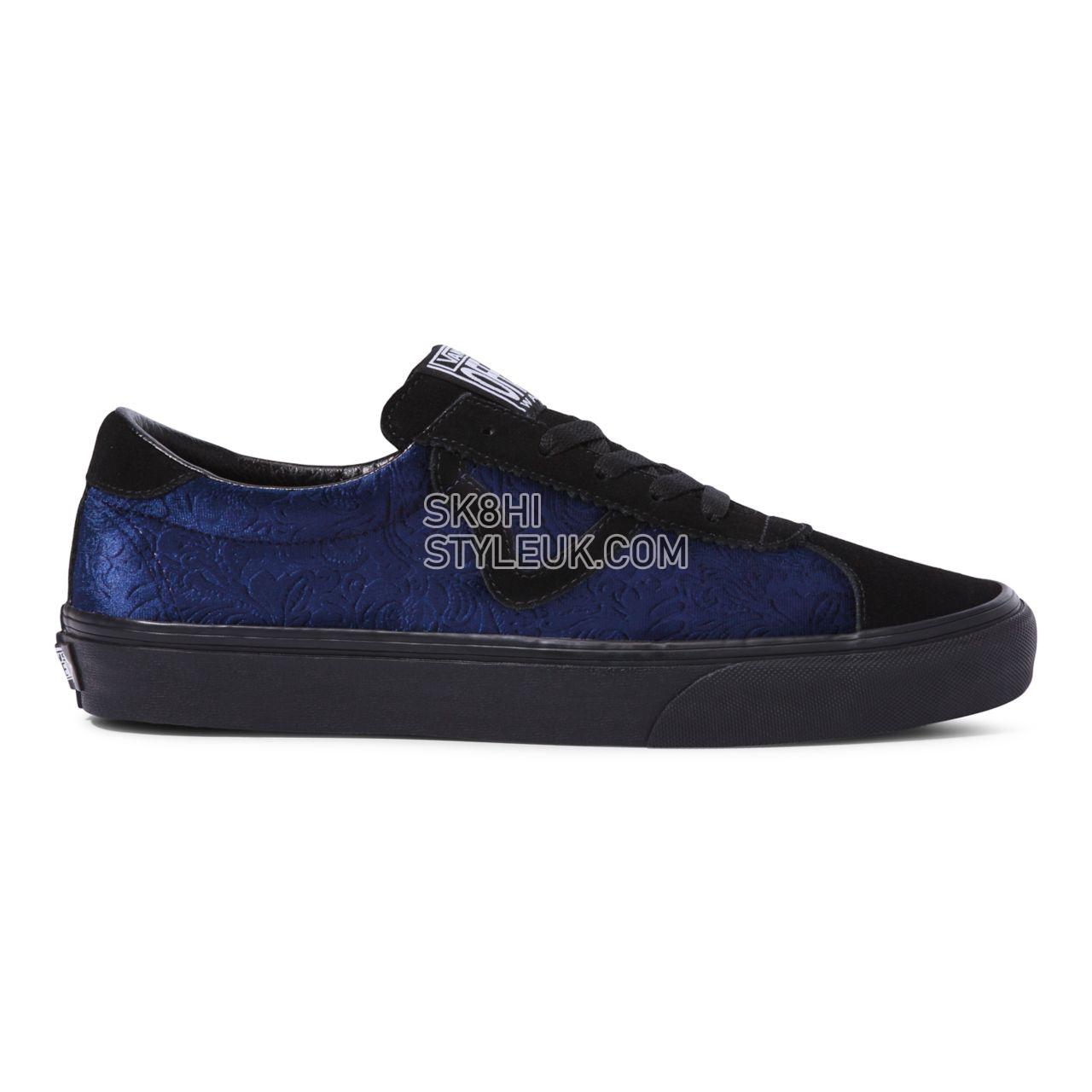 Vans Velvet Vans Sport Black Classic Mens Womens - (Velvet) Parisian Night/Black VN0A5KX7A7A Shoes