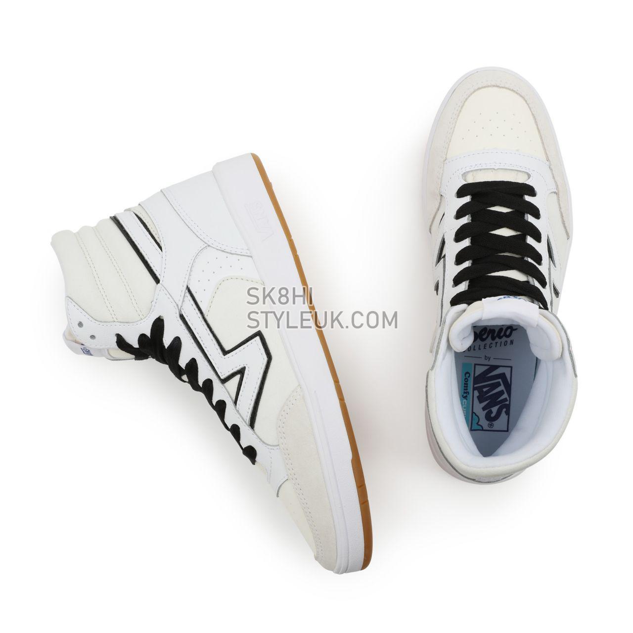 Vans Serio Collection Lowland Hi ComfyCush White Classic Mens Womens - (Serio Collection) True White/Marshmallow VN0A5DY991O Sho