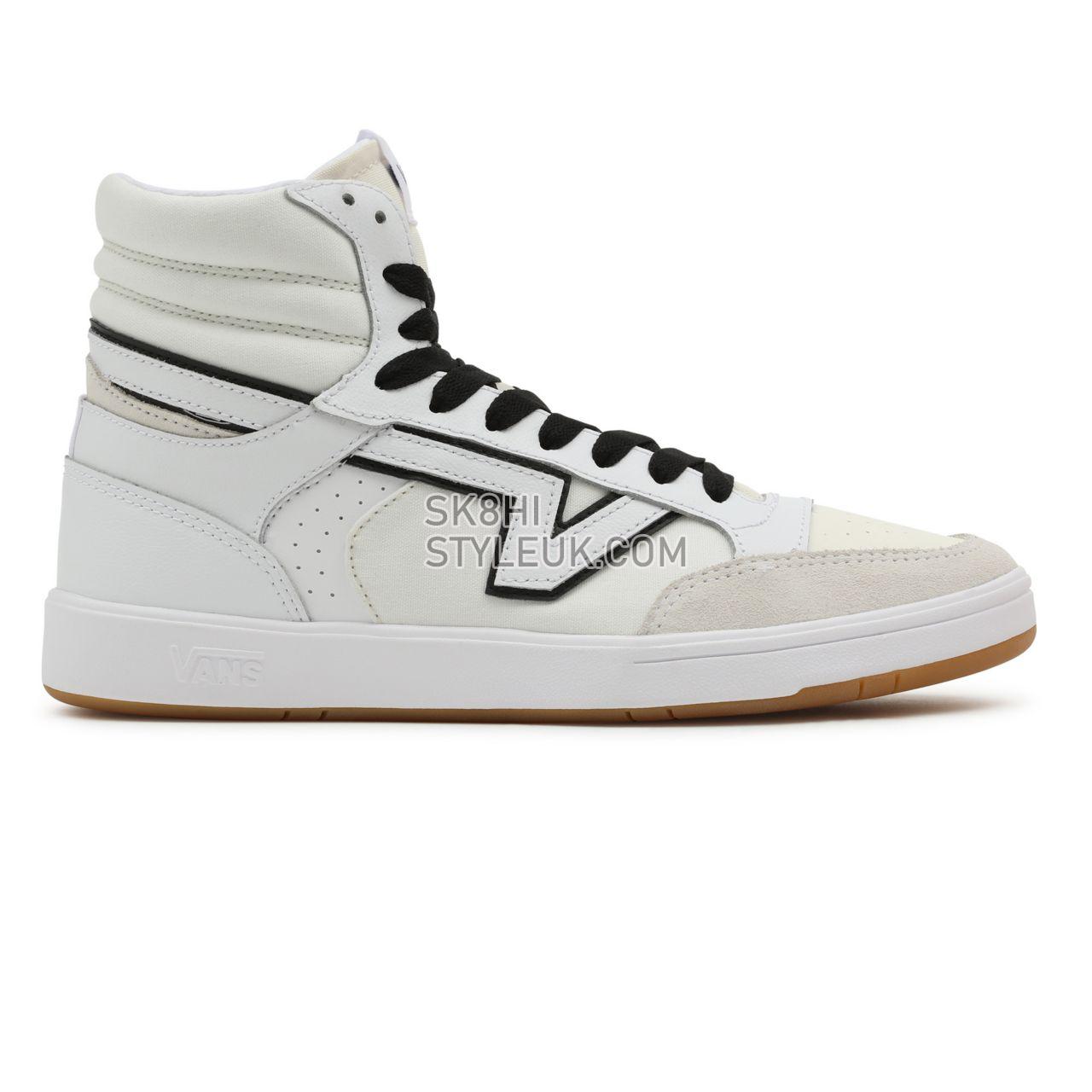 Vans Serio Collection Lowland Hi ComfyCush White Classic Mens Womens - (Serio Collection) True White/Marshmallow VN0A5DY991O Sho