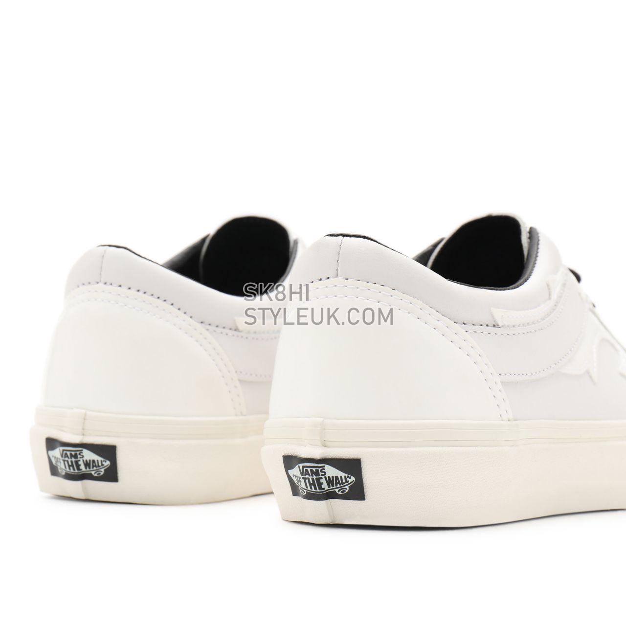 Vans Flamez Bold Ni Ft White Classic Mens Womens - (Flamez) true white/black VN0A4UVR9HK Shoes