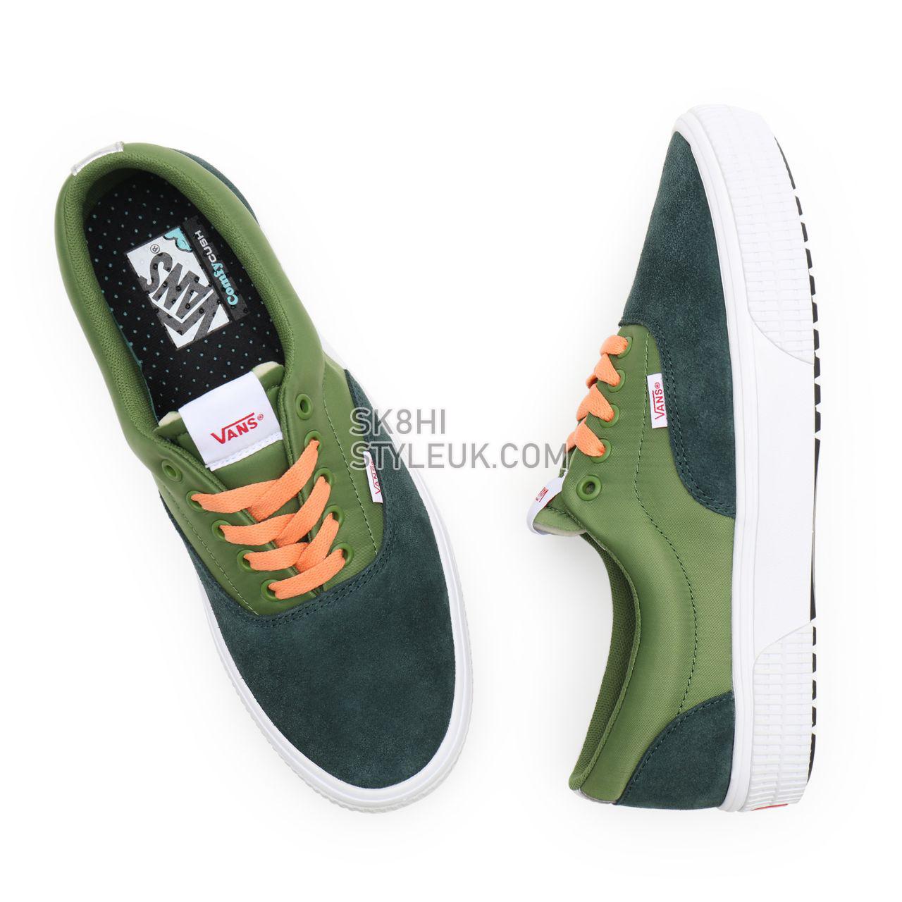 Vans Track Pack ComfyCush Era Trk Green Classic Mens Womens - (Track Pack) scarab/cactus VN0A5DY29KG Shoes