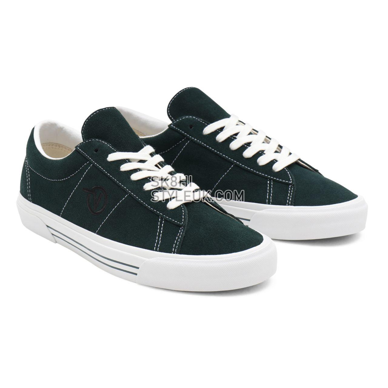 Vans Suede Sid Black Classic Mens Womens - (Suede) scarab/true white VN0A54F5A10 Shoes