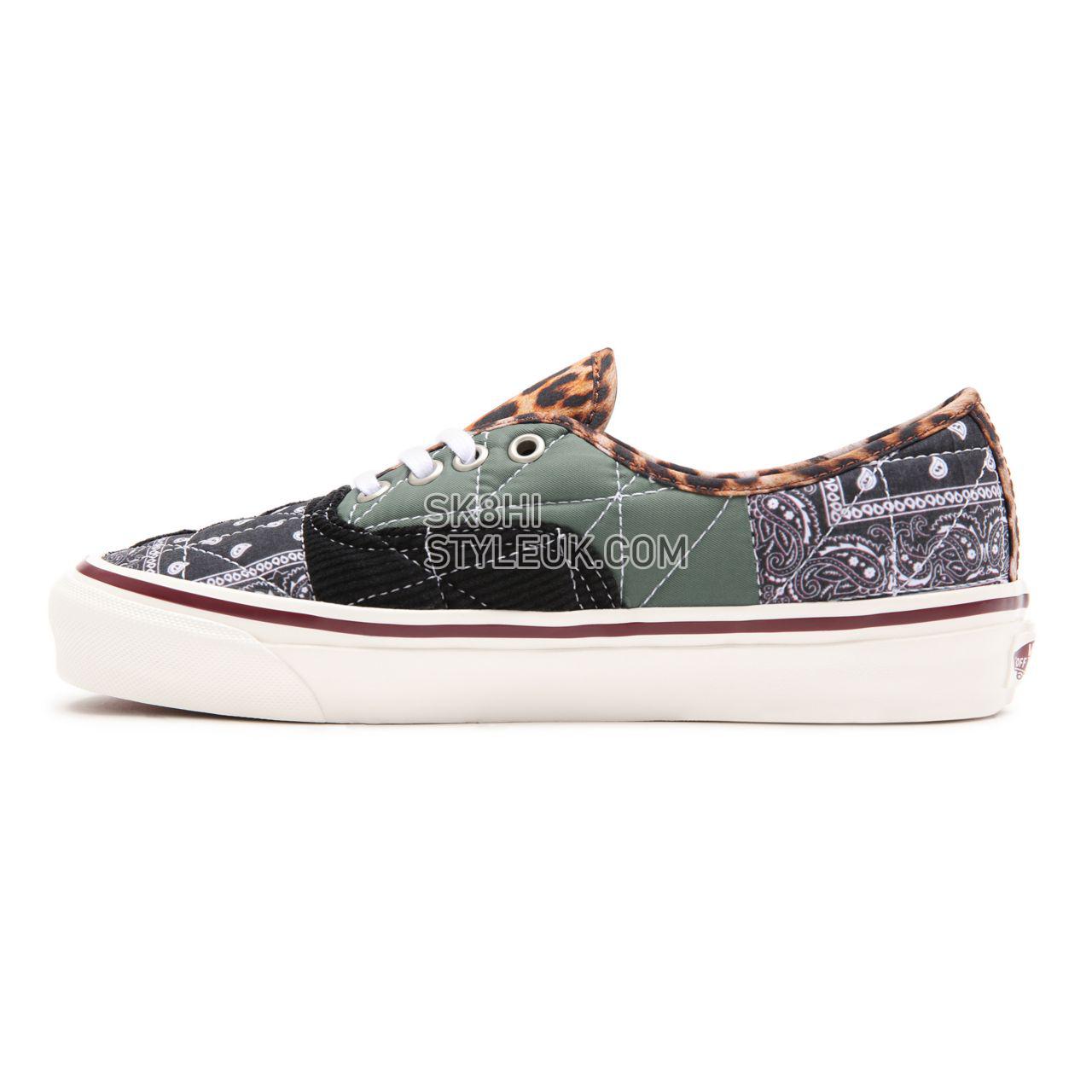 Vans Anaheim Factory Authentic 44 DX Pw Black Classic Mens Womens - (Anaheim Factory) quilted mix VN0A54F99GU Shoes