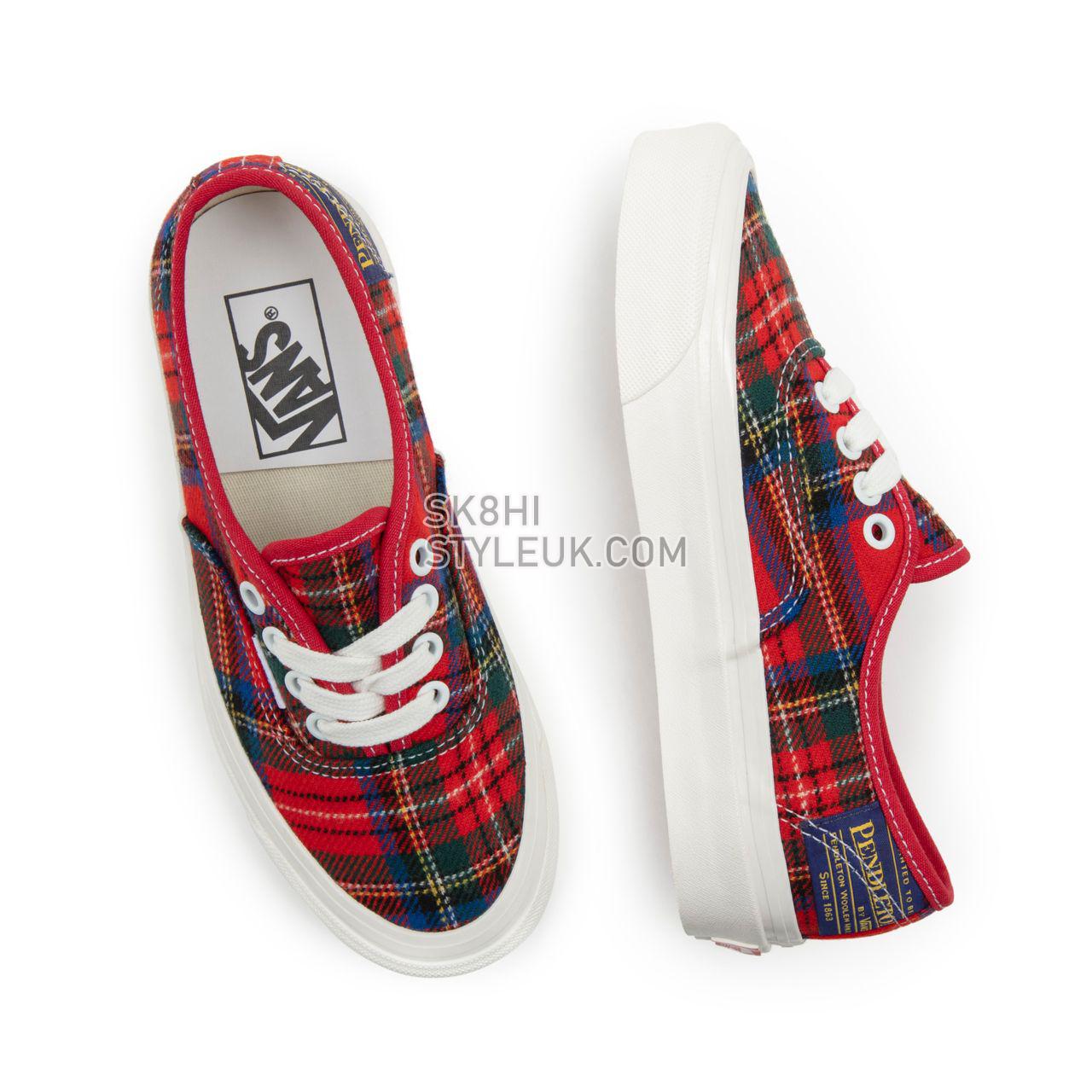 Vans Anaheim Factory Authentic 44 DX Multicolour Classic Mens Womens - (Anaheim Factory) pendleton/royal stewart tartan VN0A54F2