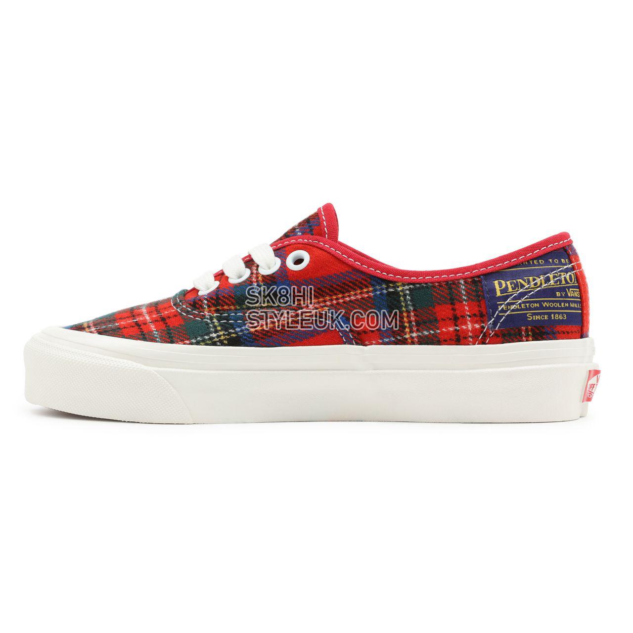 Vans Anaheim Factory Authentic 44 DX Multicolour Classic Mens Womens - (Anaheim Factory) pendleton/royal stewart tartan VN0A54F2