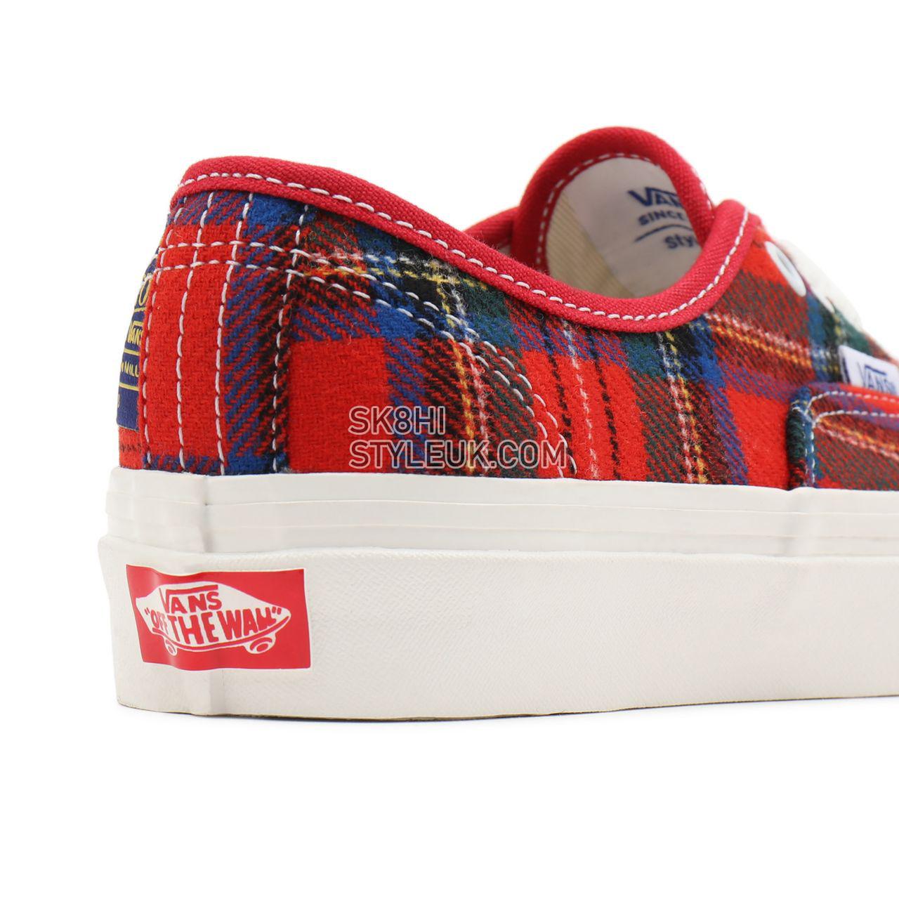 Vans Anaheim Factory Authentic 44 DX Multicolour Classic Mens Womens - (Anaheim Factory) pendleton/royal stewart tartan VN0A54F2