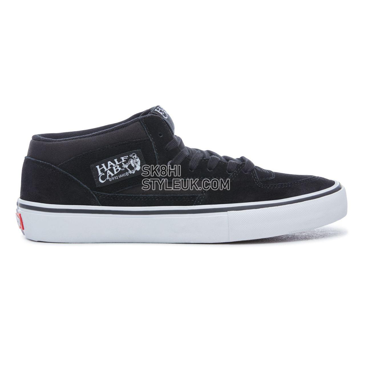 Vans Half Cab Pro Classic Mens Womens - Black/White VN0A38CPB8C Shoes