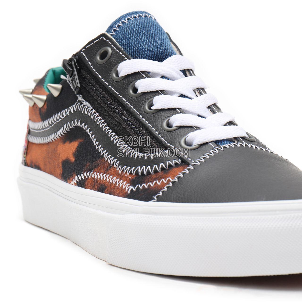 Vans Tartan Daze Old Skool Zip Multicolour Classic Mens Womens - (Tartan Daze) multi/acid dye VN0A34939GB Shoes