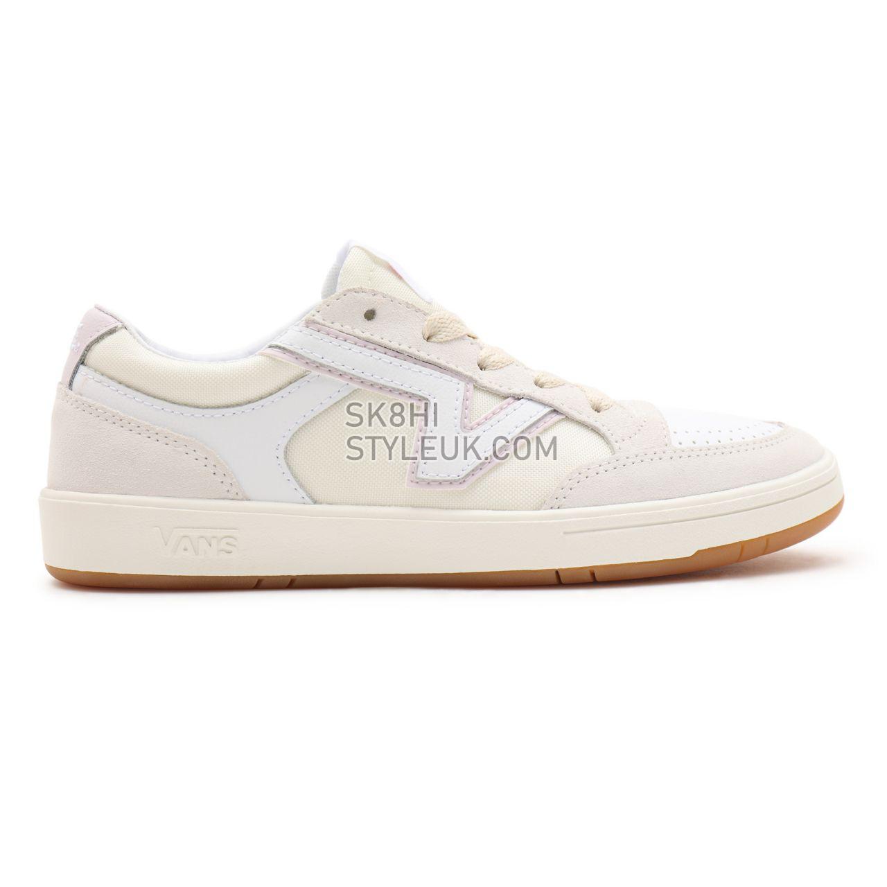 Vans Serio Collection Lowland ComfyCush White Classic Mens Womens - (Serio Collection) true white/orchid ice VN0A4TZY9QR Shoes