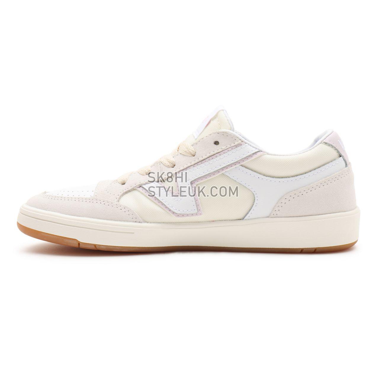 Vans Serio Collection Lowland ComfyCush White Classic Mens Womens - (Serio Collection) true white/orchid ice VN0A4TZY9QR Shoes