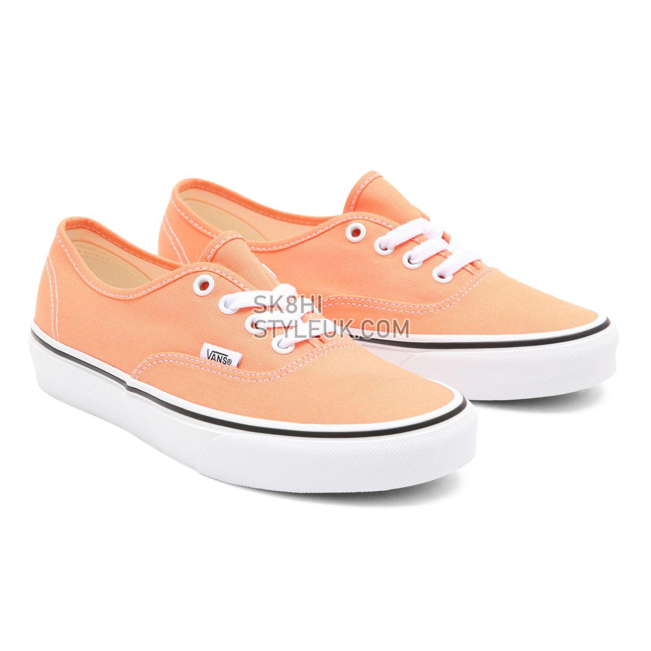 Vans Authentic Orange Classic Mens Womens - cadmium orange/true white VN0A5HZS9GC Shoes