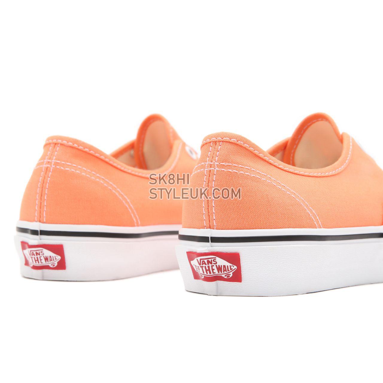 Vans Authentic Orange Classic Mens Womens - cadmium orange/true white VN0A5HZS9GC Shoes