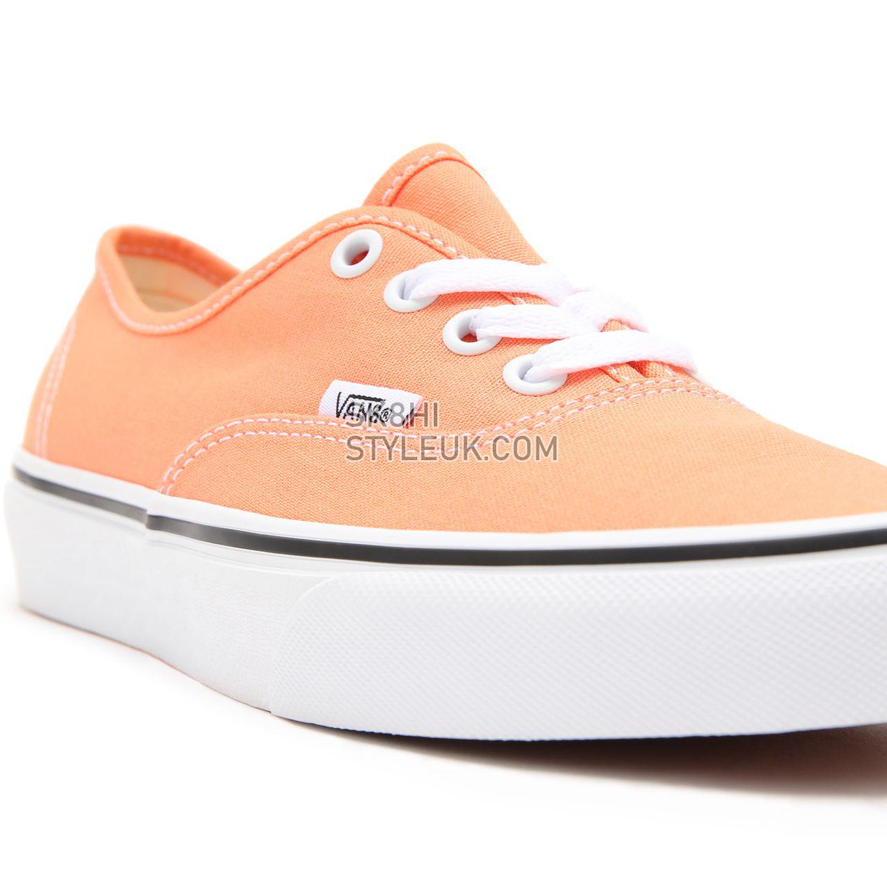 Vans Authentic Orange Classic Mens Womens - cadmium orange/true white VN0A5HZS9GC Shoes