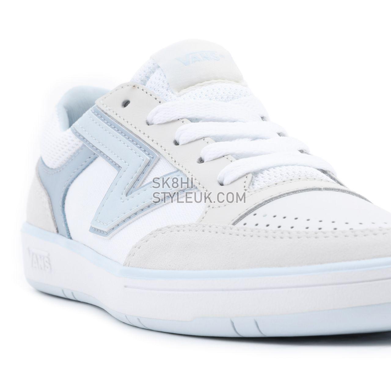 Vans Lowland Comfycush White Classic Mens Womens - true white/blue VN0A4TZY650 Shoes