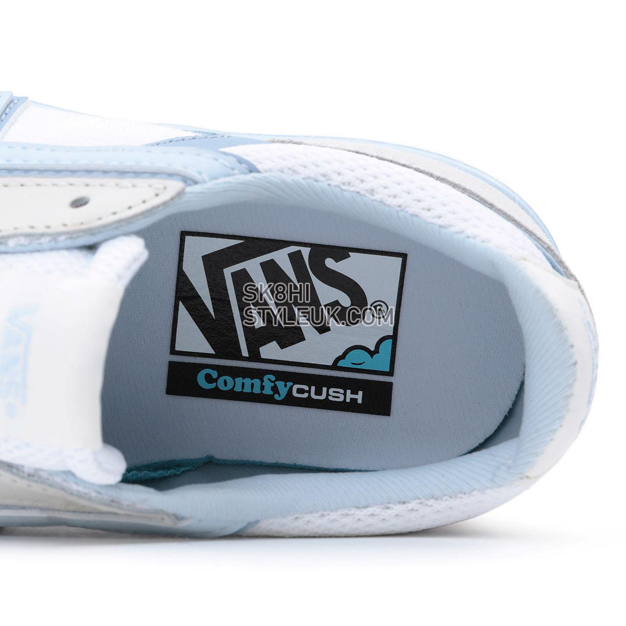 Vans Lowland Comfycush White Classic Mens Womens - true white/blue VN0A4TZY650 Shoes