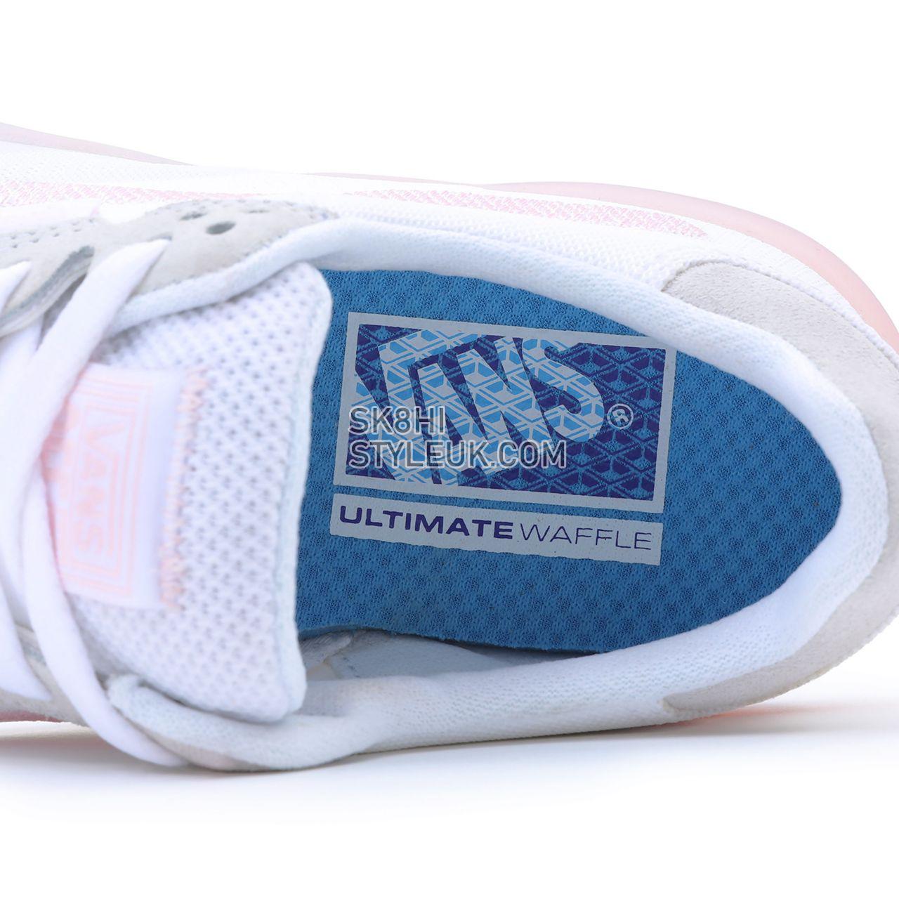 Vans Two-Tone EVDNT UltimateWaffle White Classic Mens Womens - (Two Tone) true white/barely pink VN0A5DY7649 Shoes