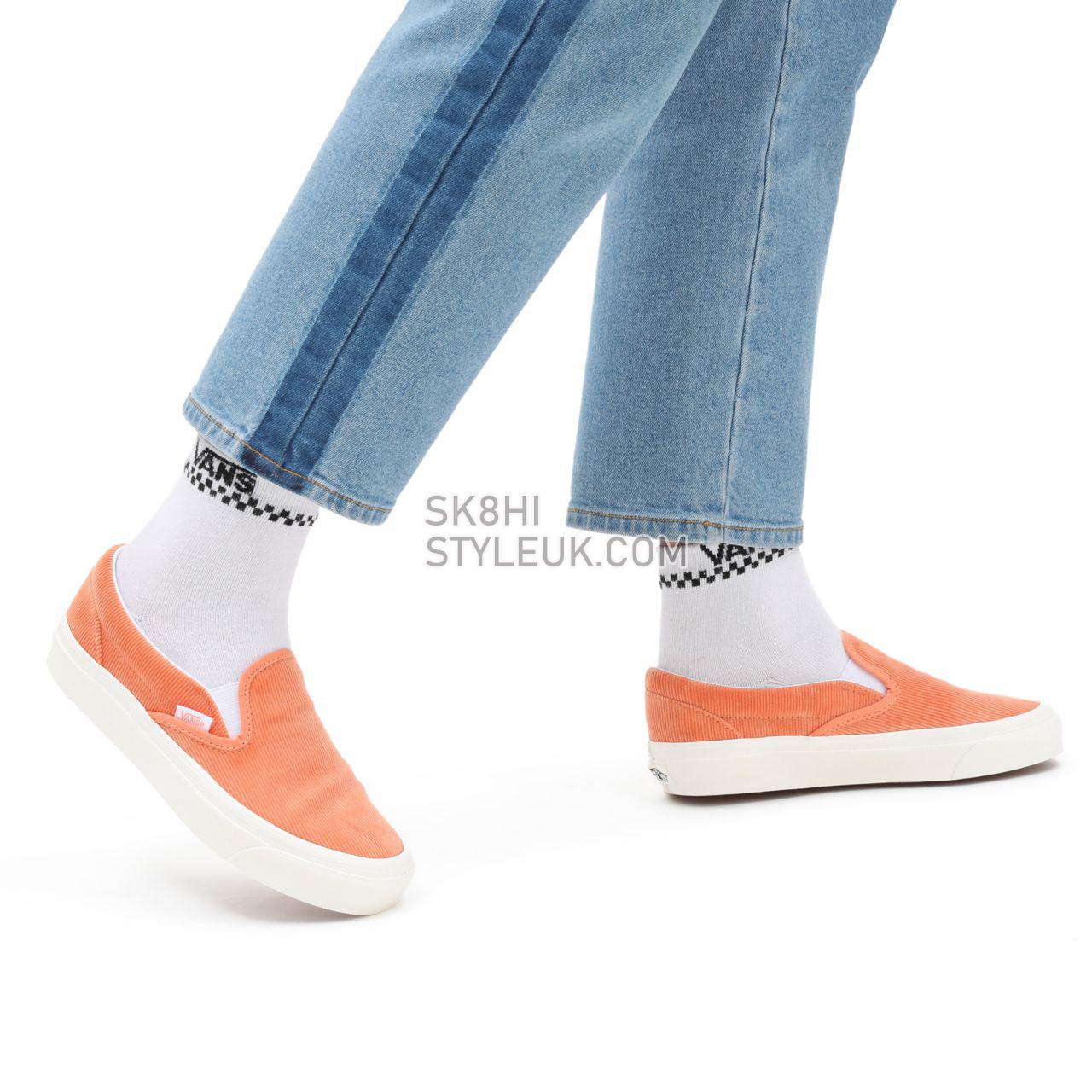 Vans Anaheim Factory Classic Slip-On 98 DX Orange Classic Mens Womens - (Anaheim Factory) cadmium orange/cloud dancer VN0A3JEX9I