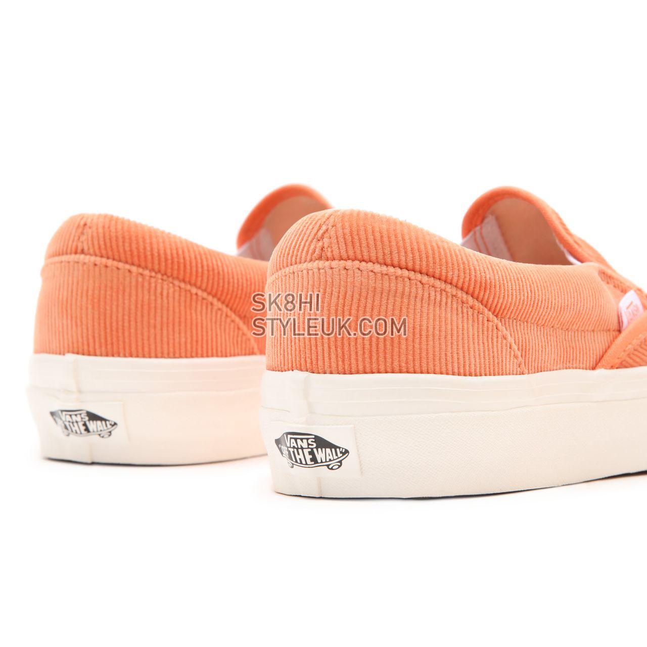 Vans Anaheim Factory Classic Slip-On 98 DX Orange Classic Mens Womens - (Anaheim Factory) cadmium orange/cloud dancer VN0A3JEX9I