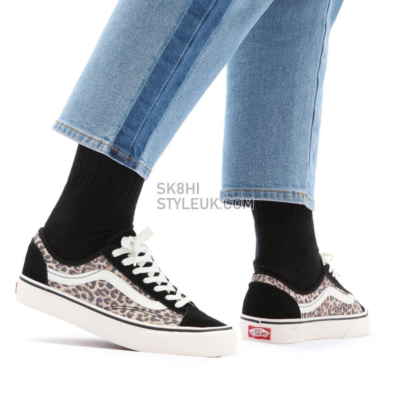 Vans Cheetah Style 36 Decon Sf Black Classic Womens - (Cheetah) Multi/Marshmallow VN0A5HYRA6D Shoes