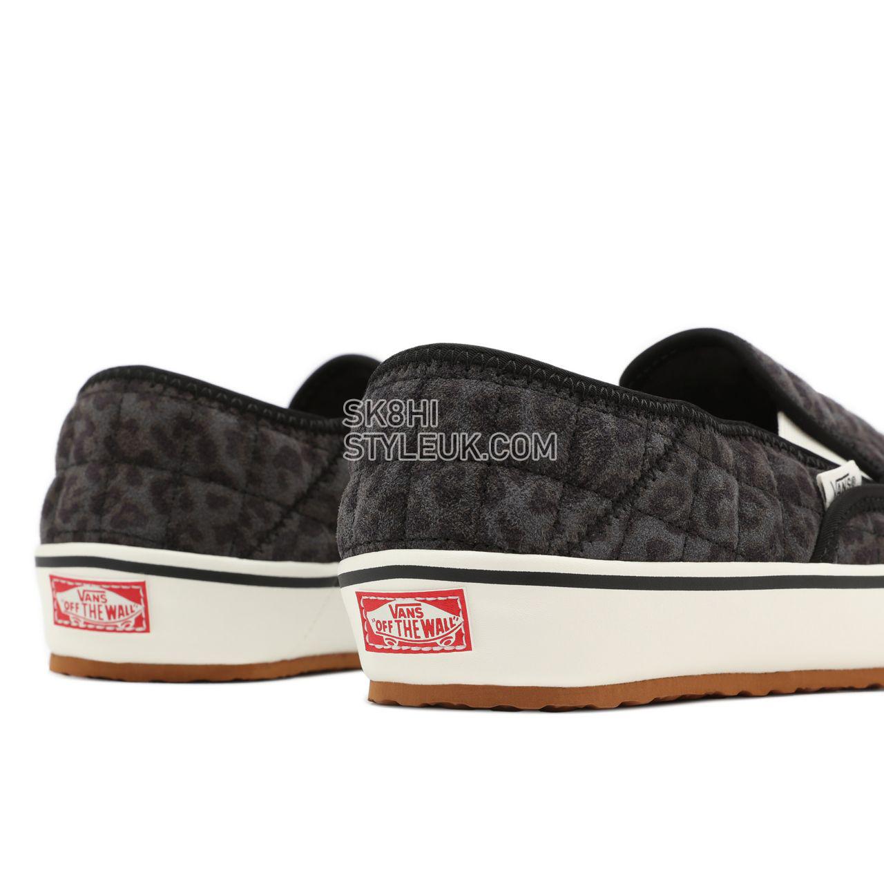 Vans Cheetah Slip-Er 2 Grey Classic Womens - (Cheetah) Asphalt/Marshmallow VN0A4UWOA68 Shoes