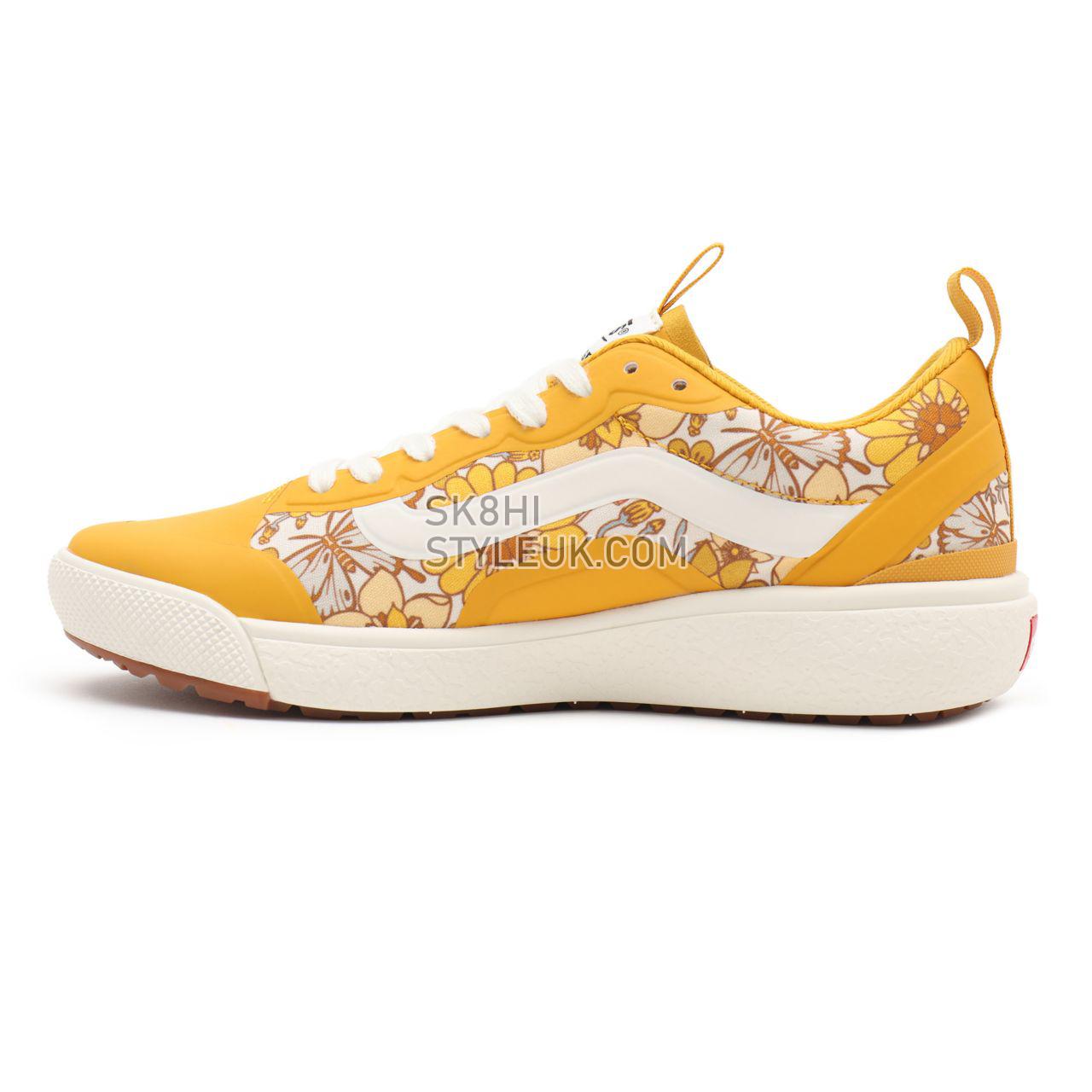 Vans Trippy Floral UltraRange Exo Yellow Classic Womens - (Trippy Floral) golden glow/marshmallow VN0A4U1KA23 Shoes