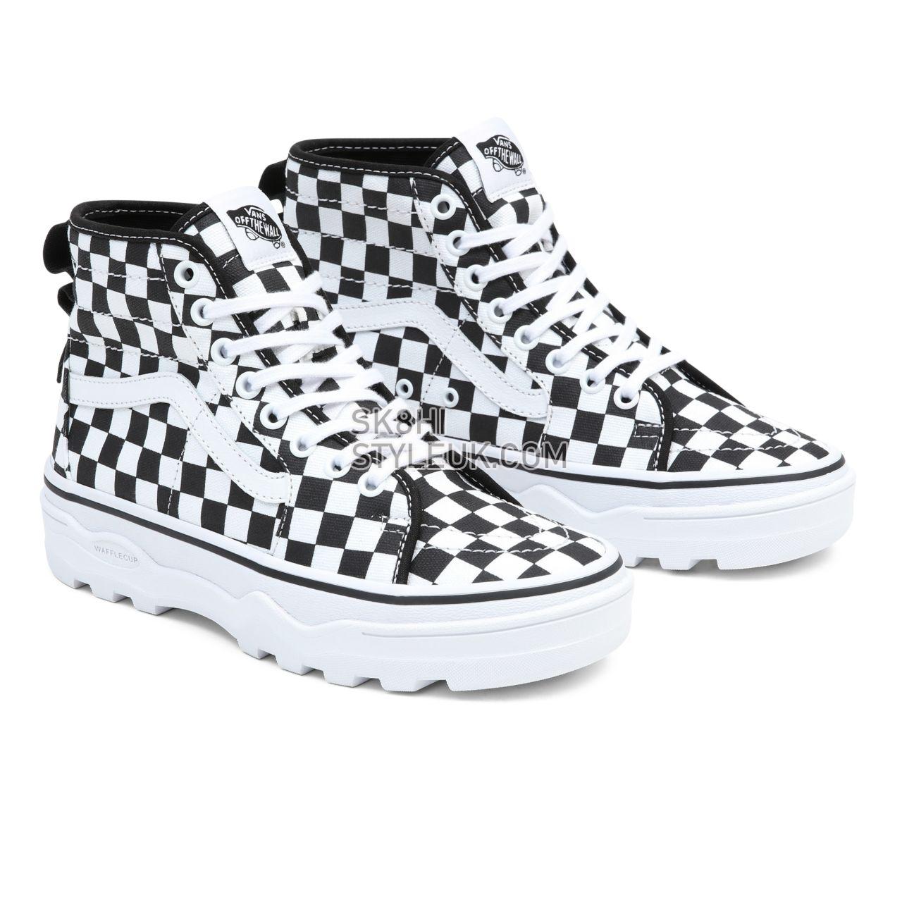 Vans Sentry Sk8-HI WC Black Classic Womens - Checkerboard VN0A5KY5705 Shoes