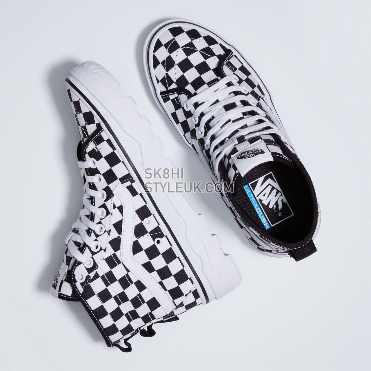 Vans Sentry Sk8-HI WC Black Classic Womens - Checkerboard VN0A5KY5705 Shoes