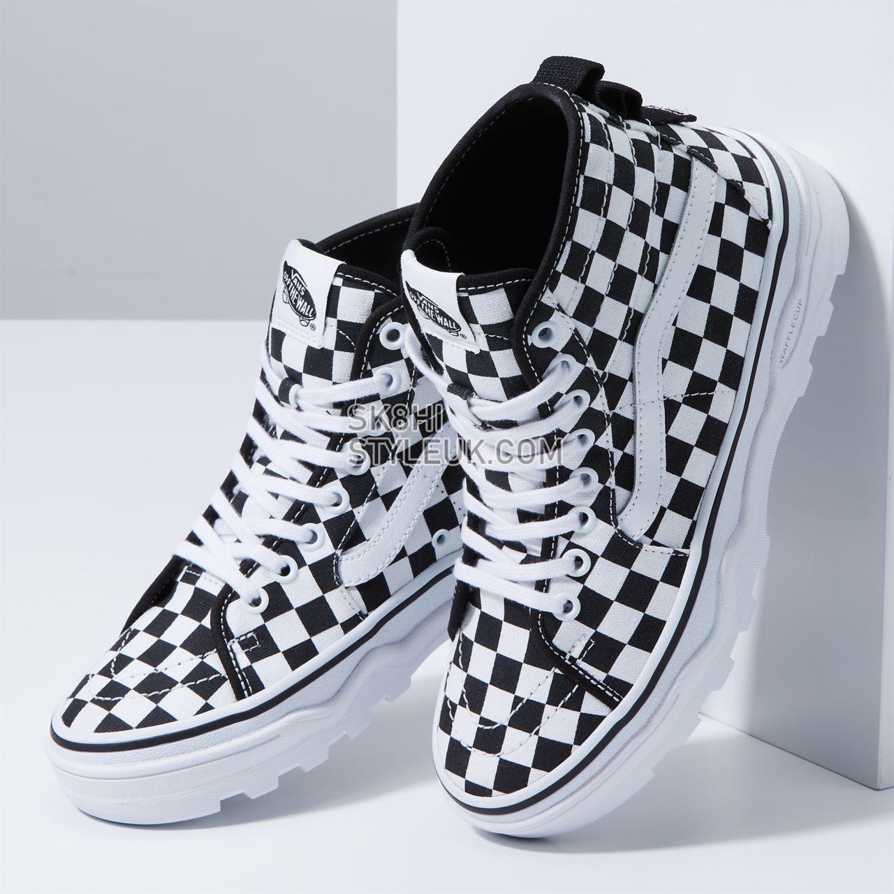 Vans Sentry Sk8-HI WC Black Classic Womens - Checkerboard VN0A5KY5705 Shoes