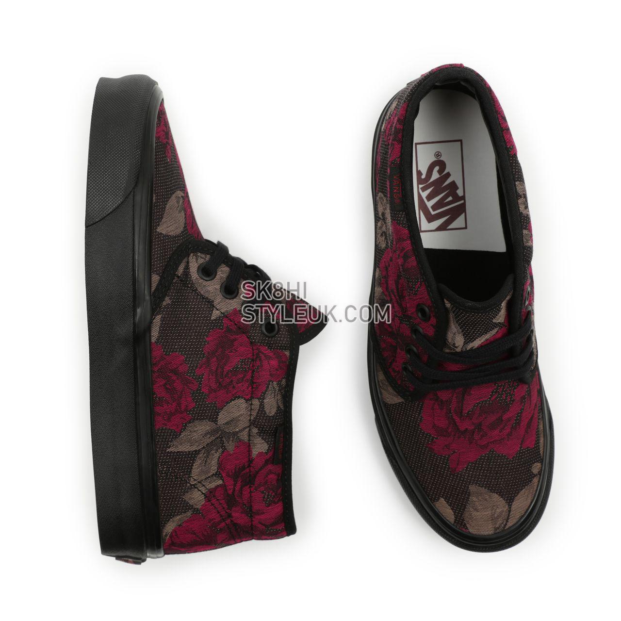 Vans Anaheim Factory Chukka 49 DX Black Classic Womens - (Anaheim Factory) Roses/Black VN0A4BTI8FH Shoes