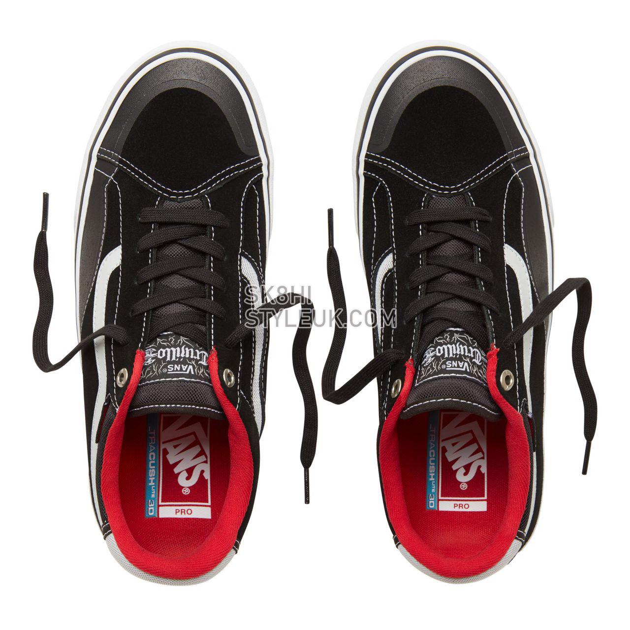 Vans TNT Advanced Prototype Pro Classic Mens Womens - Black/White/Red VN0A3TJXBWT Shoes