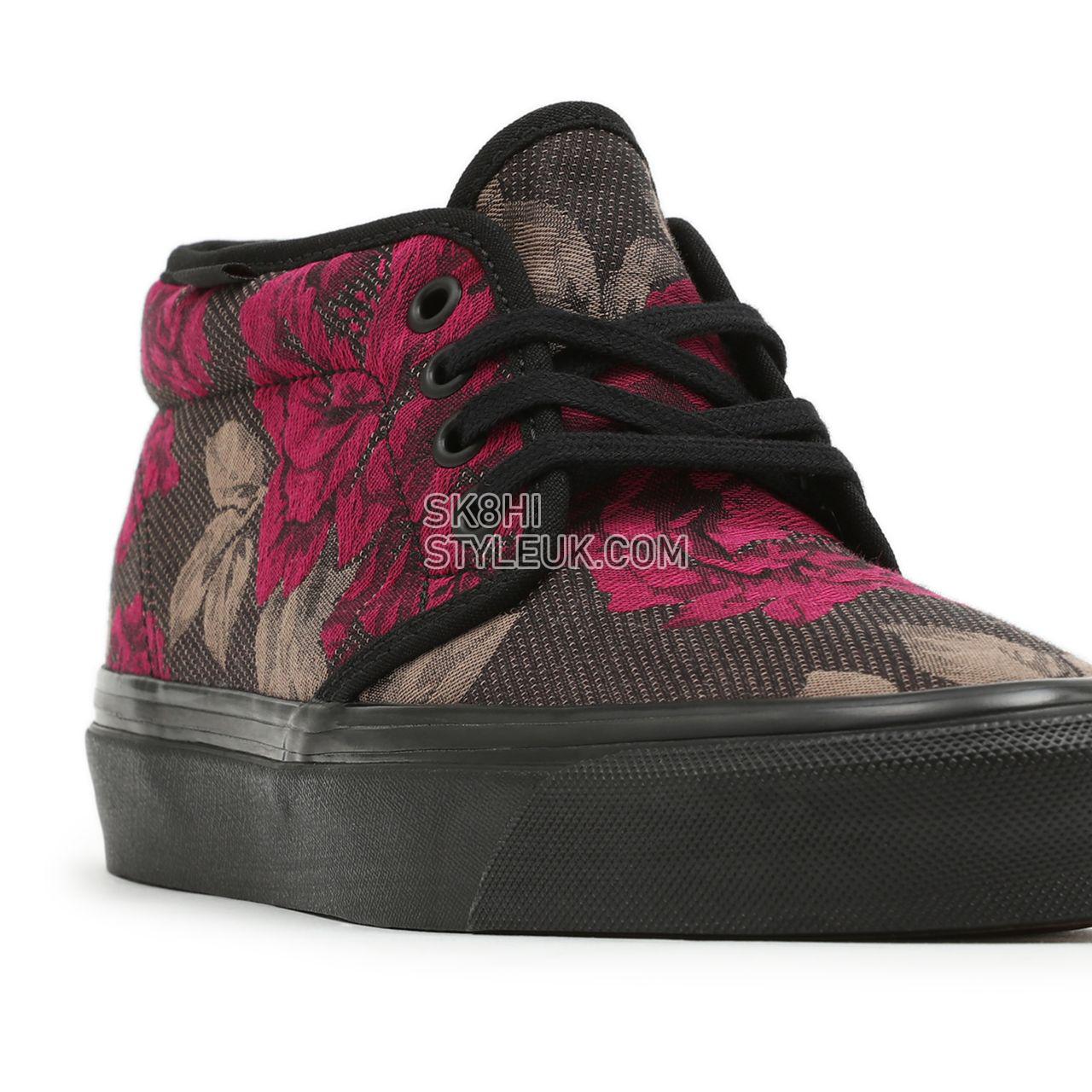 Vans Anaheim Factory Chukka 49 DX Black Classic Womens - (Anaheim Factory) Roses/Black VN0A4BTI8FH Shoes