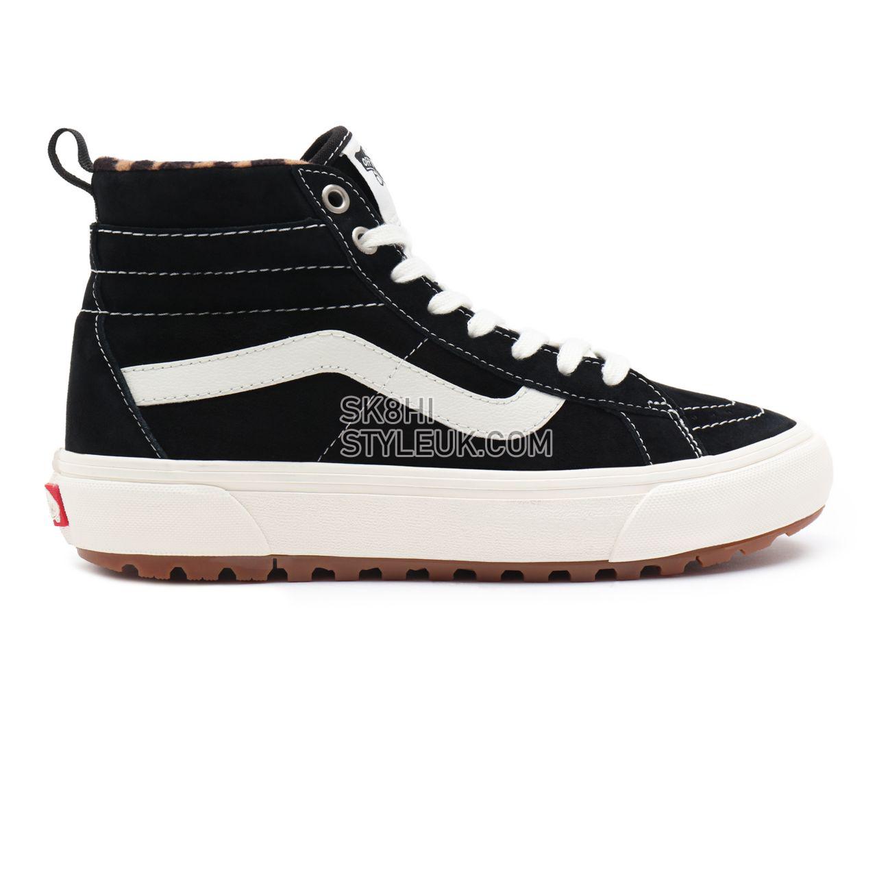 Vans Suede Sk8-Hi MTE-1 Black Classic Womens - (Suede) black/leopard VN0A5HZY6D8 Shoes