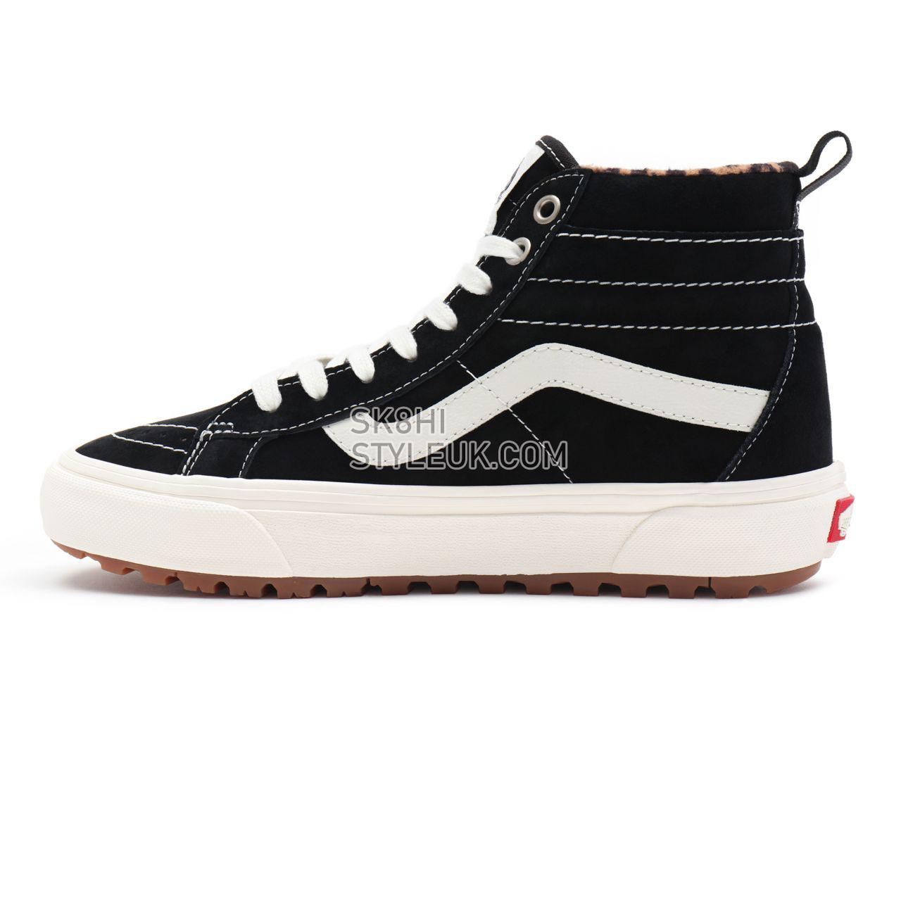 Vans Suede Sk8-Hi MTE-1 Black Classic Womens - (Suede) black/leopard VN0A5HZY6D8 Shoes