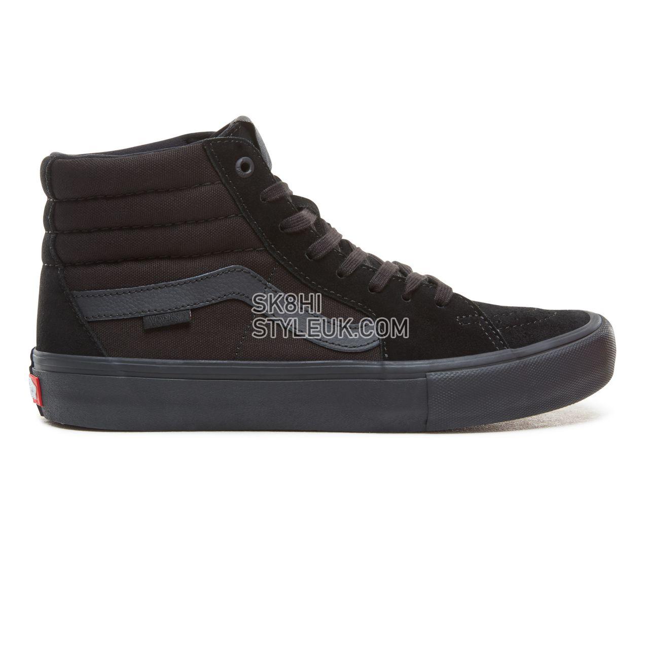 Vans Sk8-Hi Pro Classic Mens Womens - Blackout VVHG1OJ Shoes